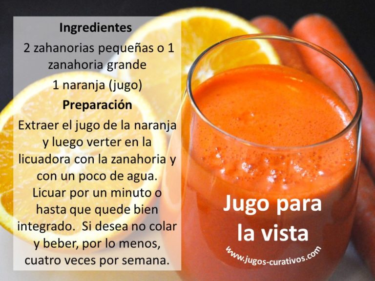 Recetas Para Mejorar La Vista Caseras Y Como Prepararlas